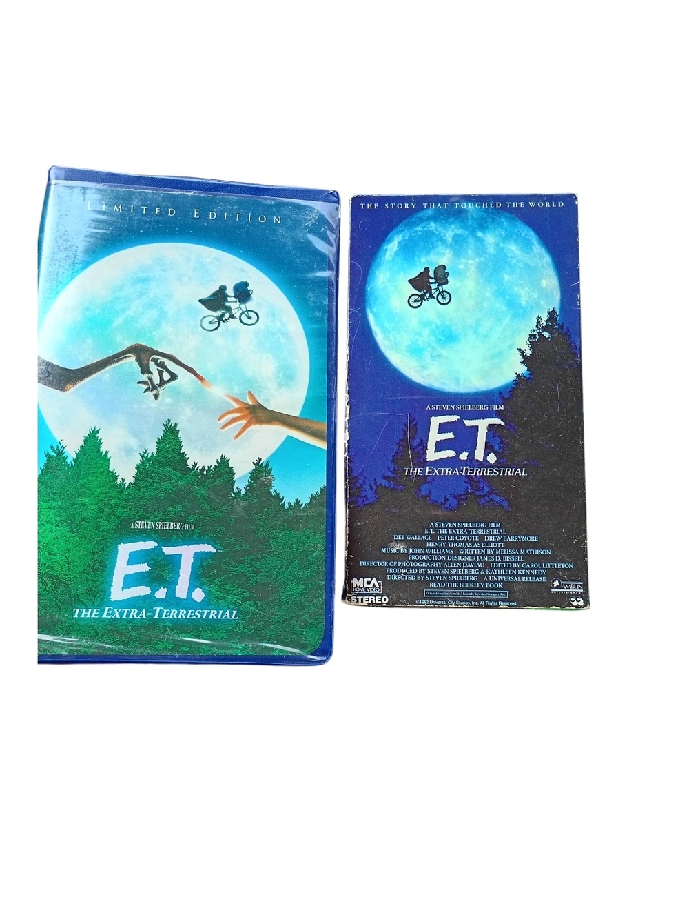 E.T. THE EXTRA-TERRESTRIAL VHS LIMITED EDITION CLAMSHELL &Vintage 1988 ET